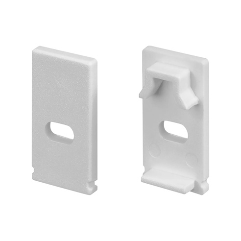 Заглушка LINE-1019 SILVER с отверстием  (Arlight, Пластик)