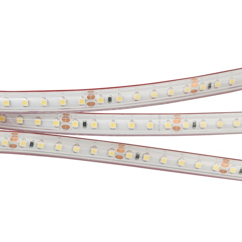 Лента светодиодная RTW 2-5000PS 24V White6000 2x (3528, 600 LED, LUX) (Arlight, 9.6 Вт/м, IP67)