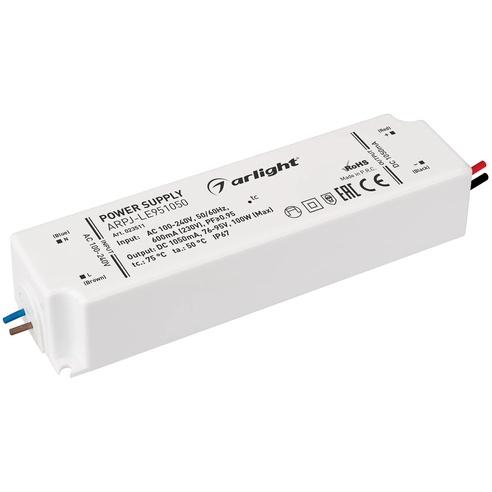 Блок питания ARPJ-LE951050 (100W, 1050mA, PFC) (Arlight, IP67 Пластик, 3 года)