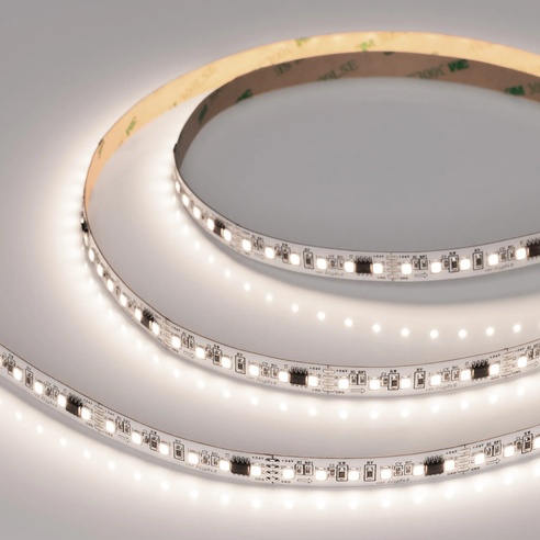 Лента светодиодная SPI-A120-10mm 24V Day4000-PX6-BPT (11 W/m, IP20, 2835, 5m) (Arlight, бегущий огонь)