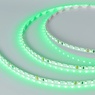 Лента светодиодная RT-A120-5mm 24V Green (9.6 W/m, IP20, 2835, 5m) (Arlight, узкая)