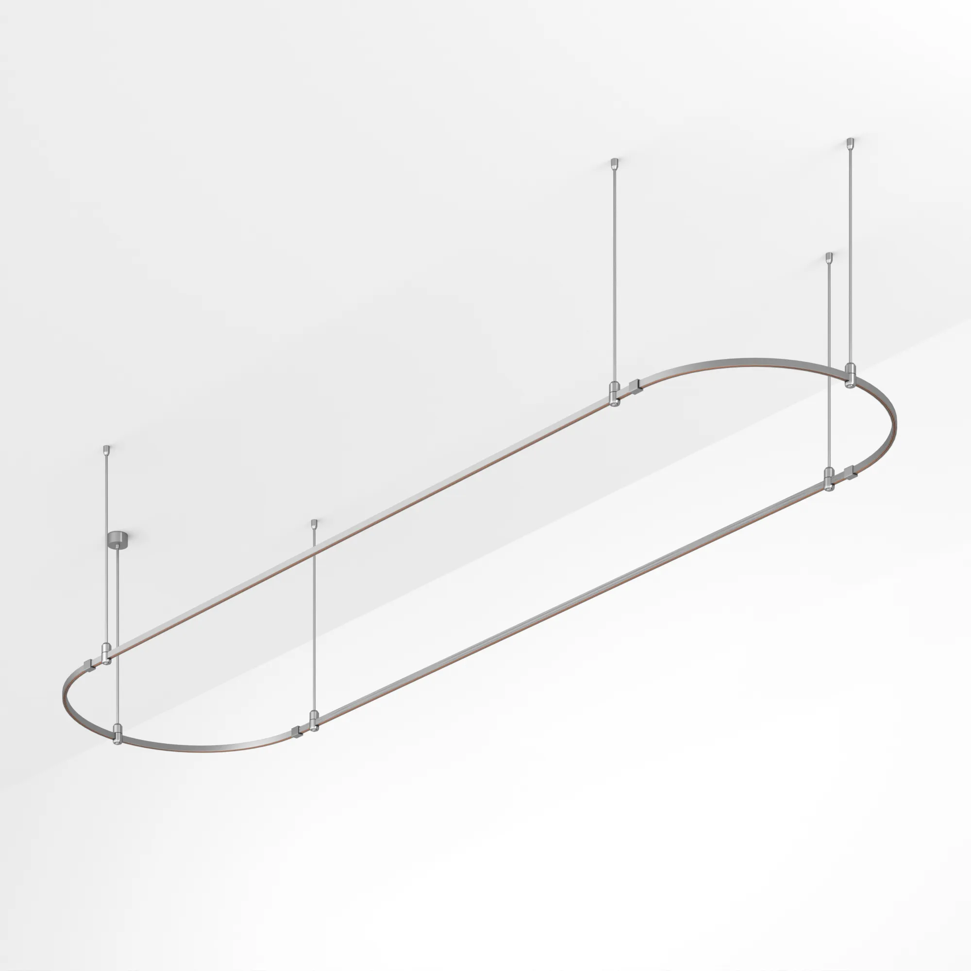 Трек ART-APRIORI-OVAL-ROD-800-4000x1000 (TN) (Arlight, IP20 Металл, 3 года)