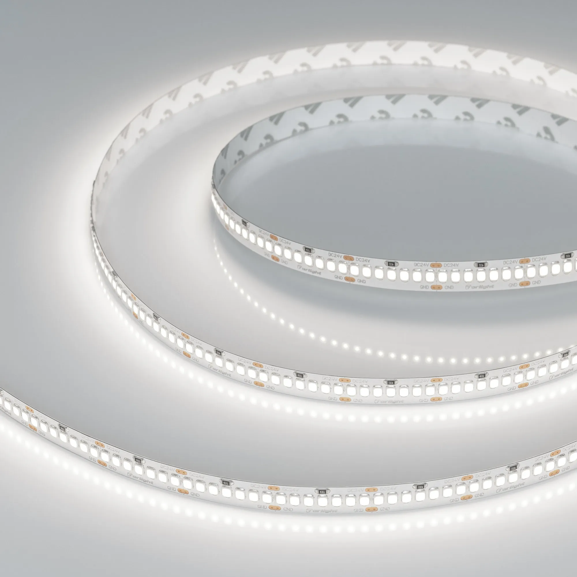 Лента светодиодная UL-A252-10mm 24V Day5000 (11 W/m, IP20, 5m) (Arlight, 7 лет)