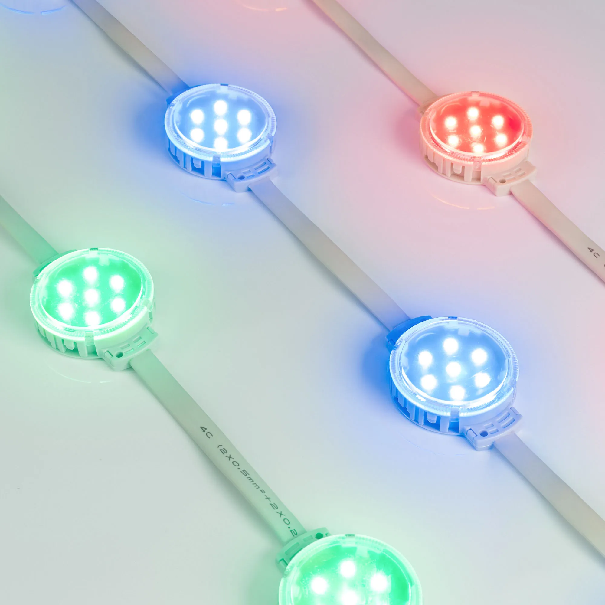 Модуль управляемый SPI-F7-D50 24V RGB-RAM-Auto (1.25W, IP68, 120 deg) (Arlight, Пластик, 3 года) - изображение товара