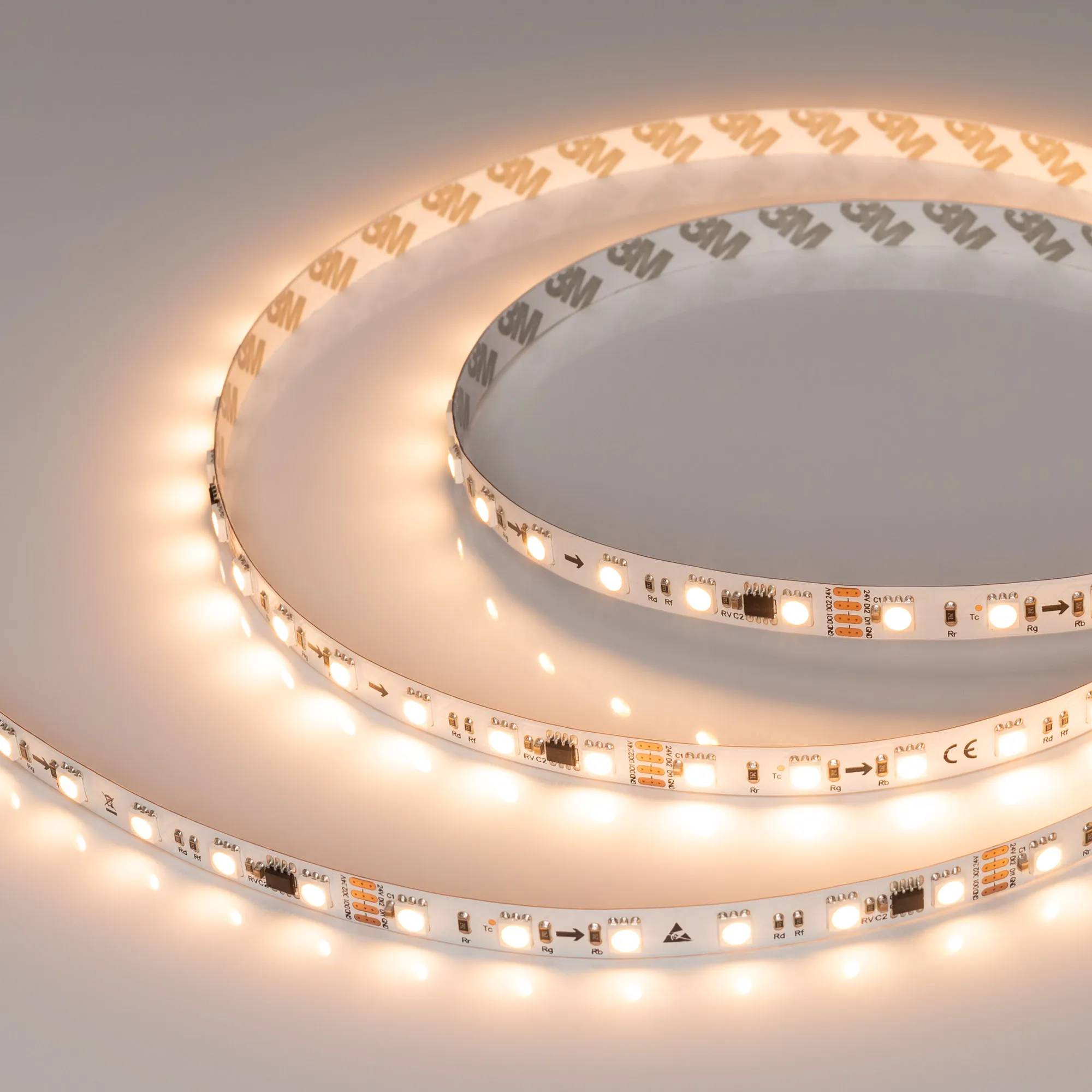 Лента светодиодная SPI-B60-10mm 24V Warm2700-PX6-RAM (15 W/m, IP20, 5060, 5m) (Arlight, бегущий огонь) - изображение товара