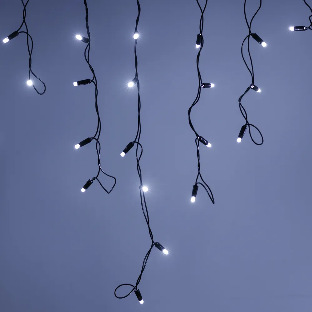 Светодиодная гирлянда ARD-EDGE-CLASSIC-2400x600-BLACK-88LED-STD WHITE (230V, 6W) (Ardecoled, IP65) - изображение товара