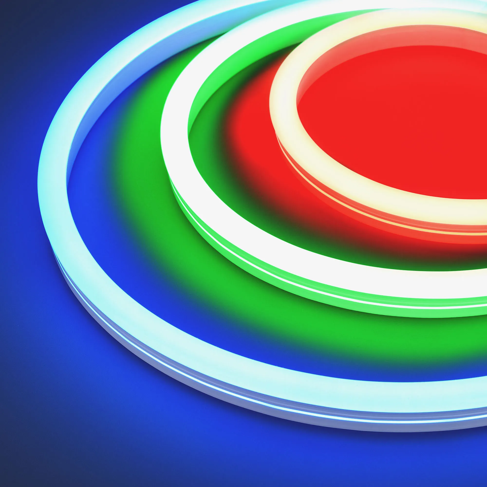 Лента светодиодная герметичная MOONLIGHT-SIDE-B84-12x24mm 24V RGB (12 W/m, IP68, 5m, wire x2) (Arlight, Вывод прямой, 3 года) - изображение товара