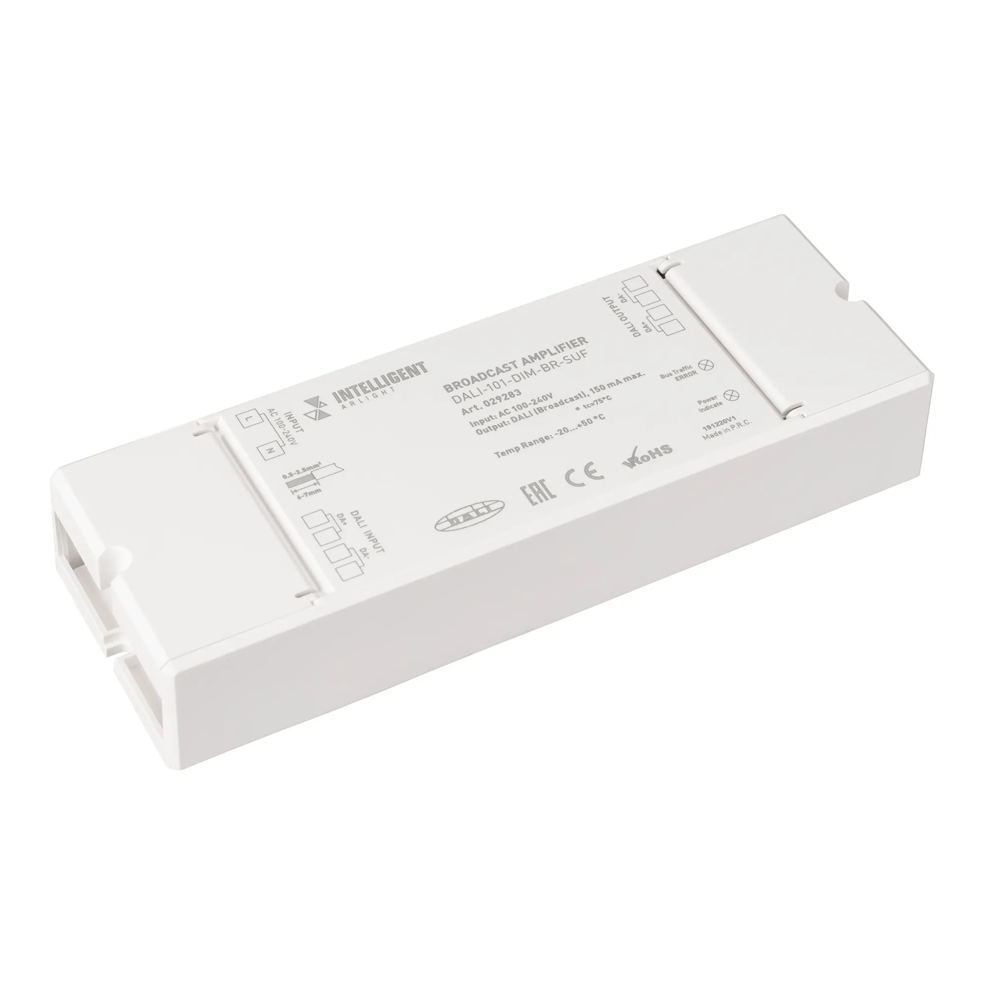INTELLIGENT ARLIGHT Усилитель DALI-101-DIM-BR-SUF (DALI bus, 230V) (IARL, -) - изображение товара