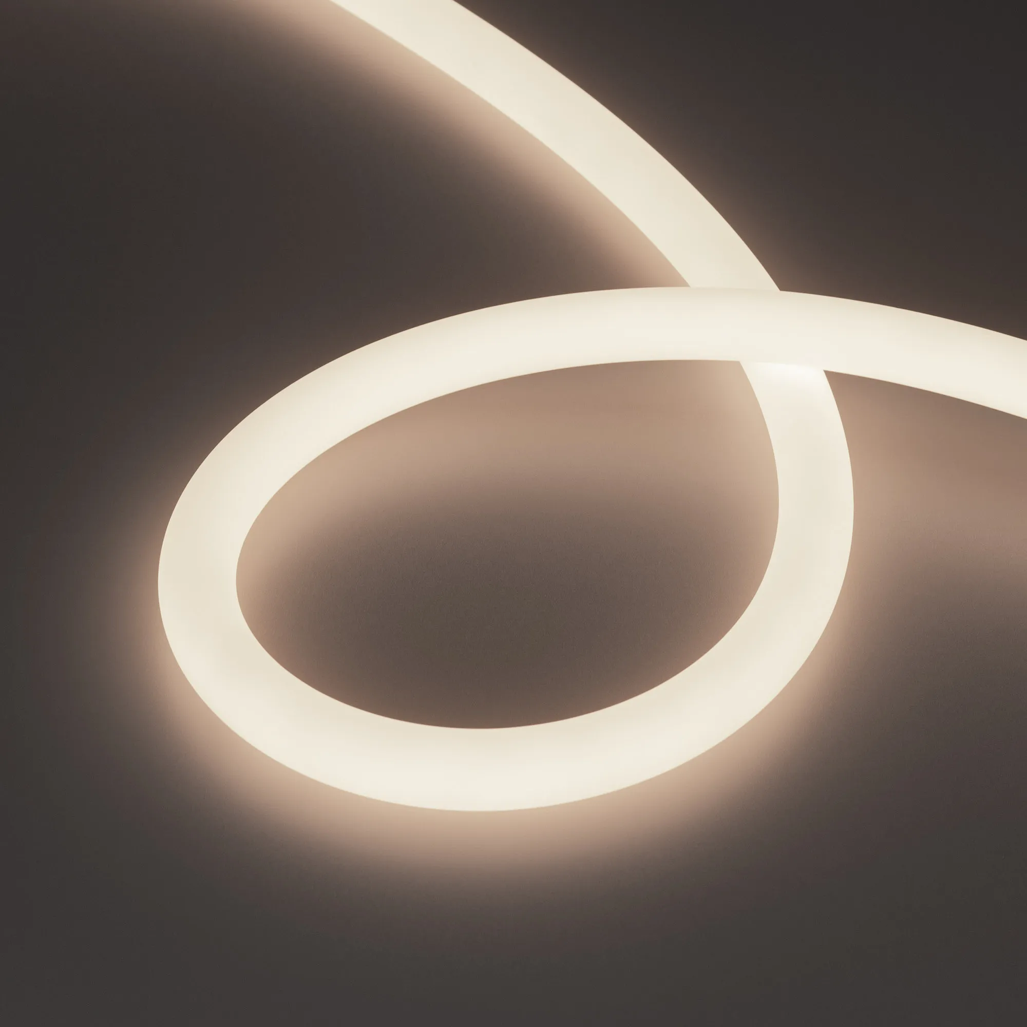 Лента светодиодная герметичная MOONLIGHT-TOP-A336-D18mm 24V Day4000 360deg (14.4 W/m, IP65, 2835, 5m, wire x1) (Arlight, Вывод прямой, 3 года)