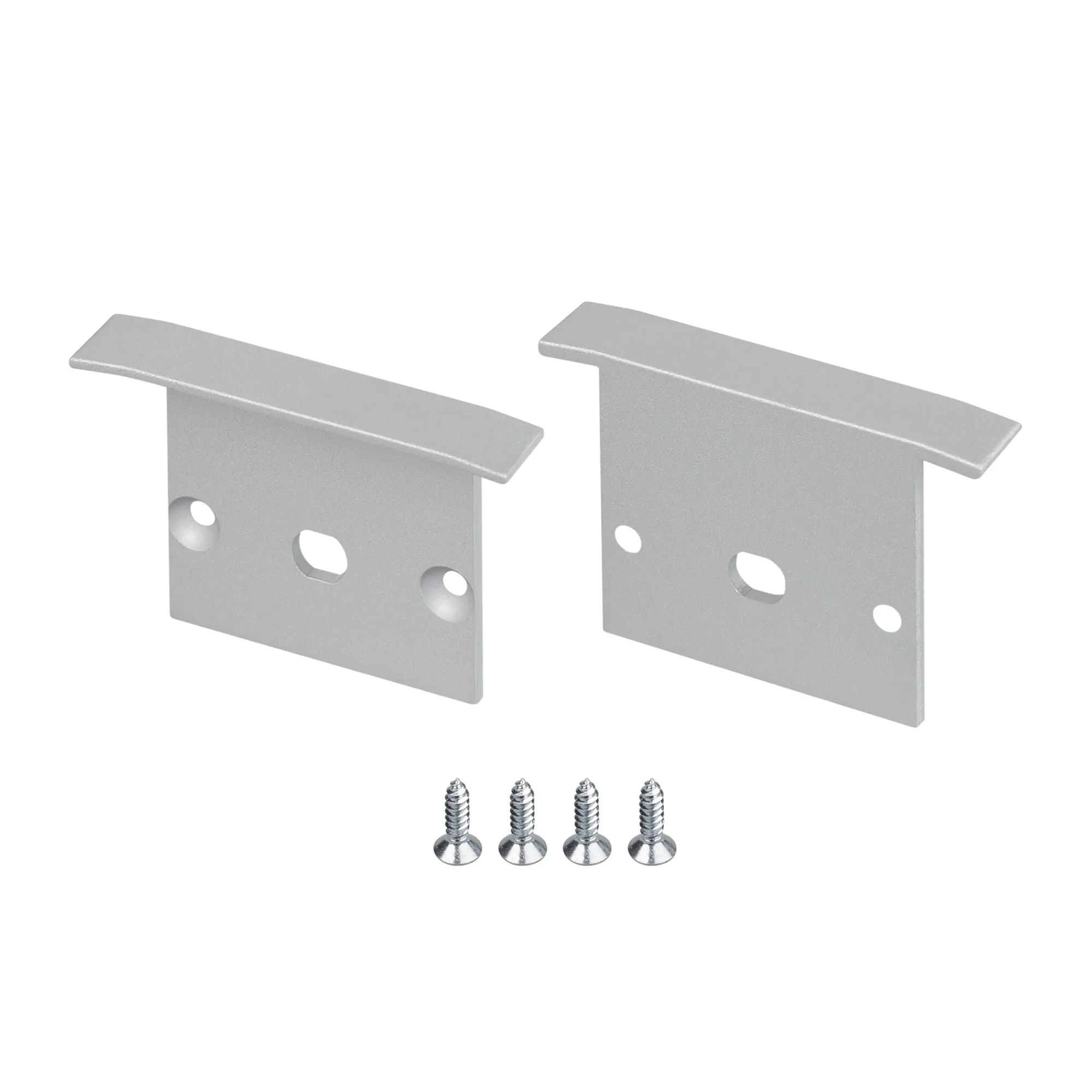 Заглушка LINIA25-F с отверстием (Arlight, Алюминий) - изображение товара