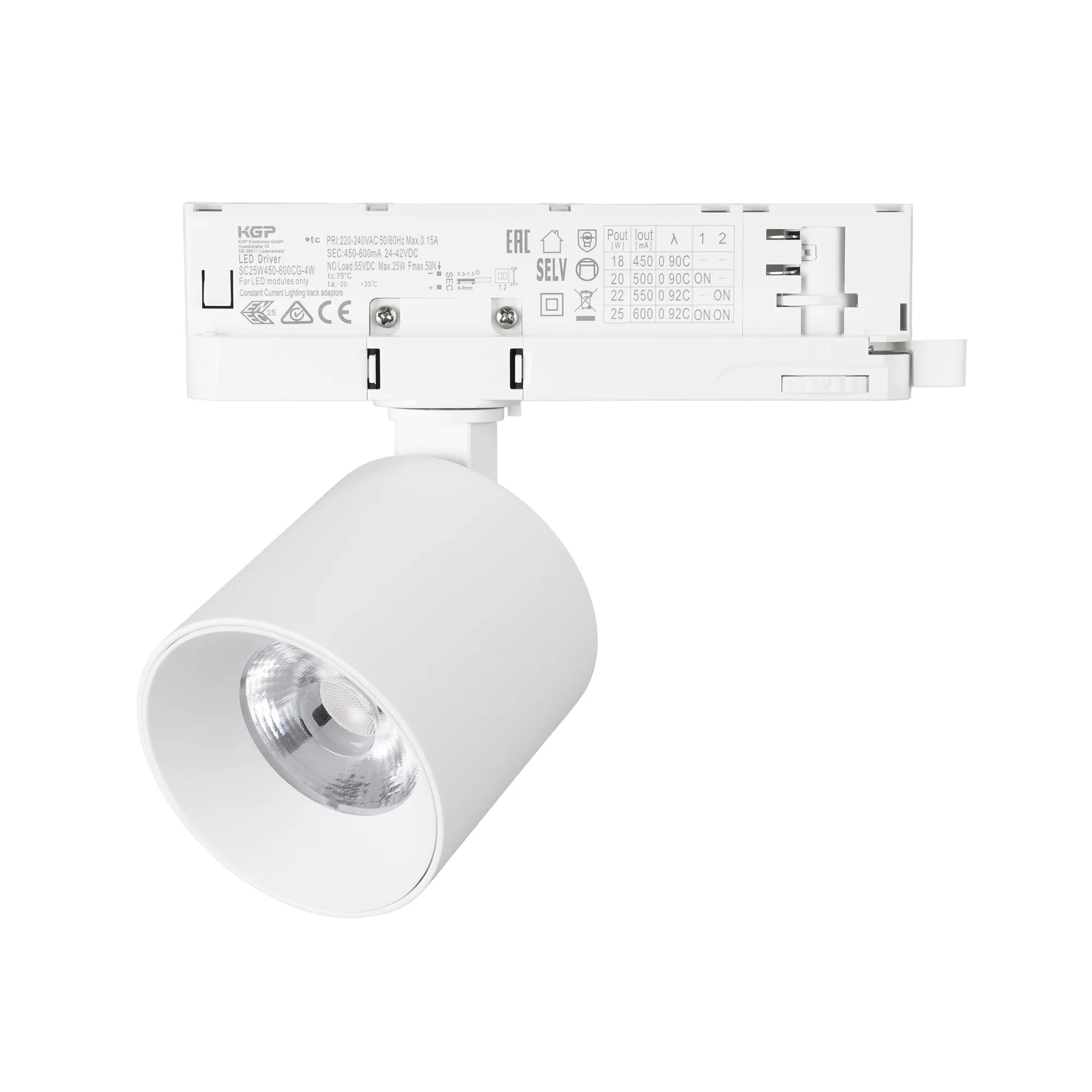Светильник LGD-DYKE-4TR-R75-16W Warm3000 (WH, 38 deg, 230V, DALI) (Arlight, IP20 Металл, 5 лет)