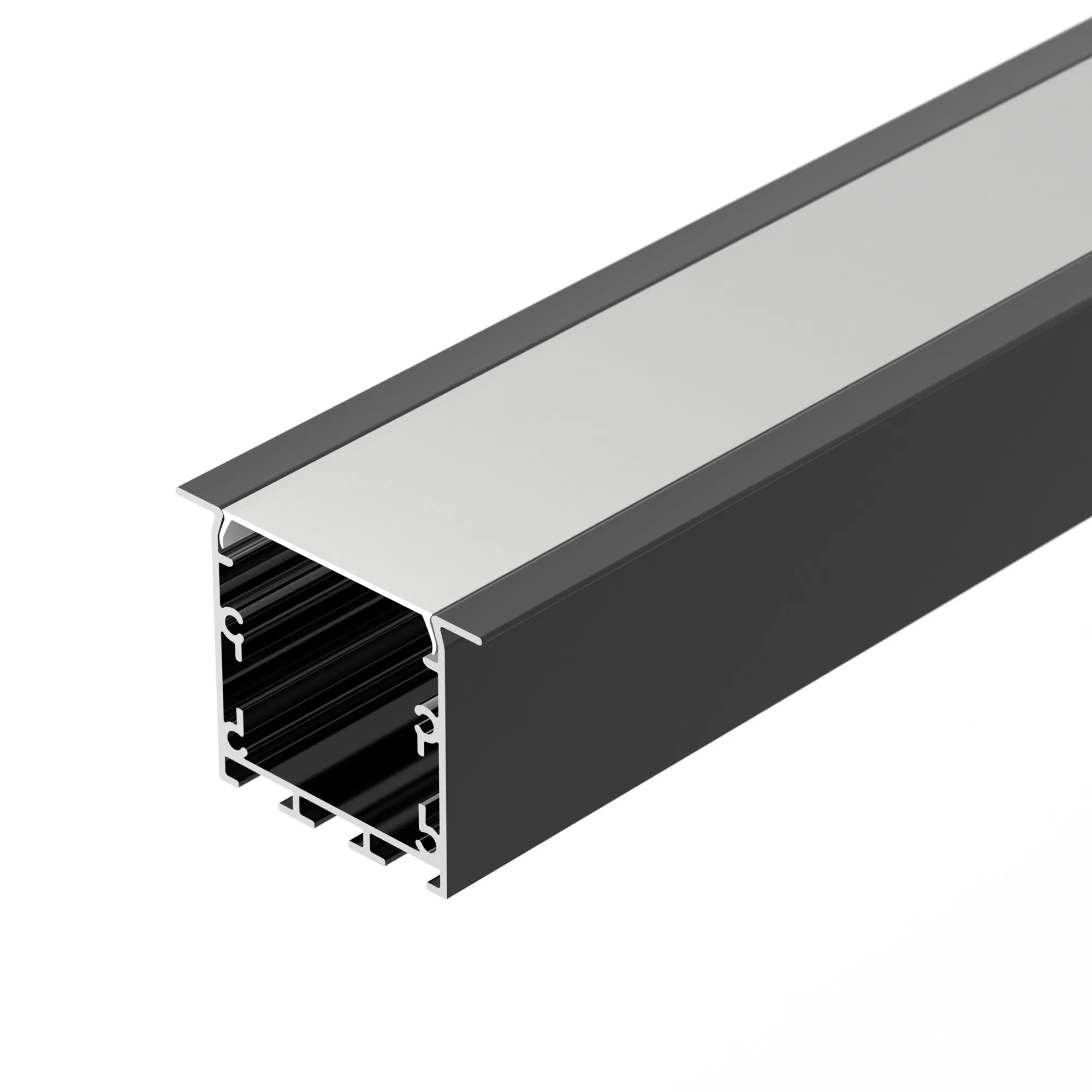 Профиль LINIA49-F-S-2500 BLACK (Arlight, Алюминий) - изображение товара